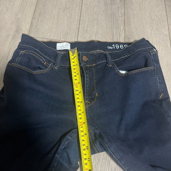 Share Gap 1969 Legging Denim Jeans Women's Size 32R Blue Dark Wash EUC - Picture 7 of 8